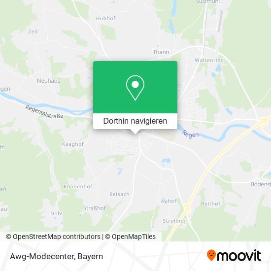 Awg-Modecenter Karte