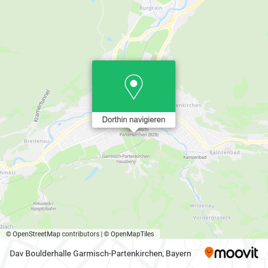 Dav Boulderhalle Garmisch-Partenkirchen Karte