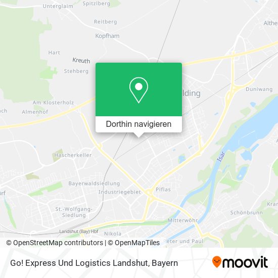 Go! Express Und Logistics Landshut Karte