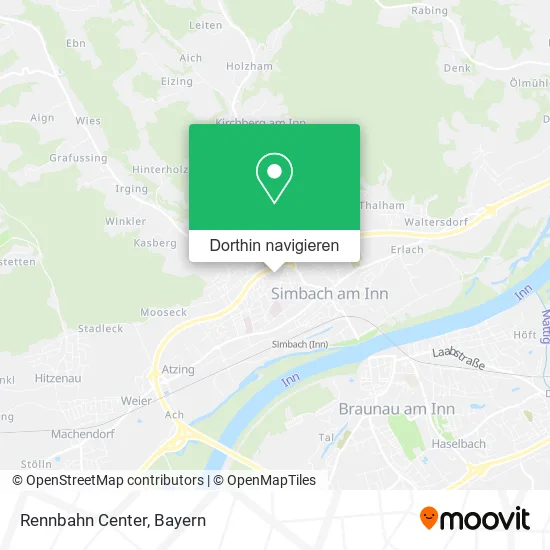 Rennbahn Center Karte