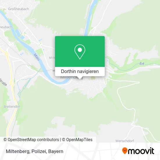 Miltenberg, Polizei Karte
