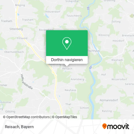 Reisach Karte