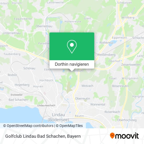 Golfclub Lindau Bad Schachen Karte
