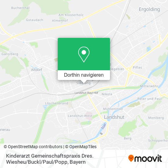 Kinderarzt Gemeinschaftspraxis Dres. Wiesheu / Buckl / Paul / Popp Karte