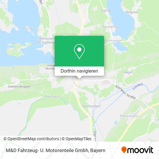 M&D Fahrzeug- U. Motorenteile Gmbh Karte