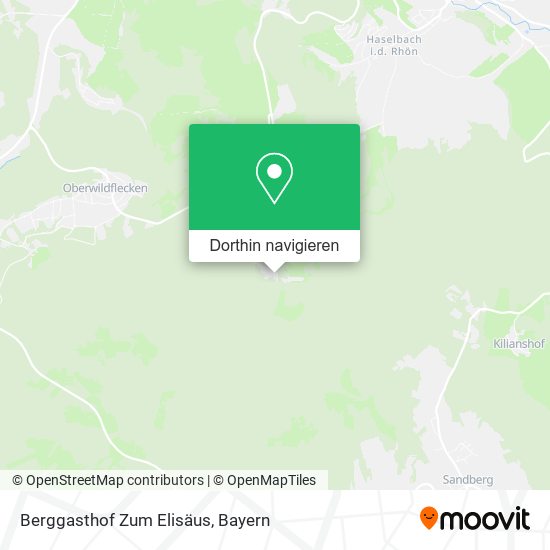 Berggasthof Zum Elisäus Karte