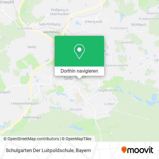 Schulgarten Der Luitpoldschule Karte