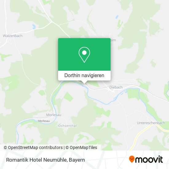 Romantik Hotel Neumühle Karte