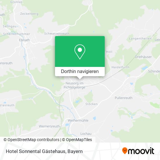 Hotel Sonnental Gästehaus Karte