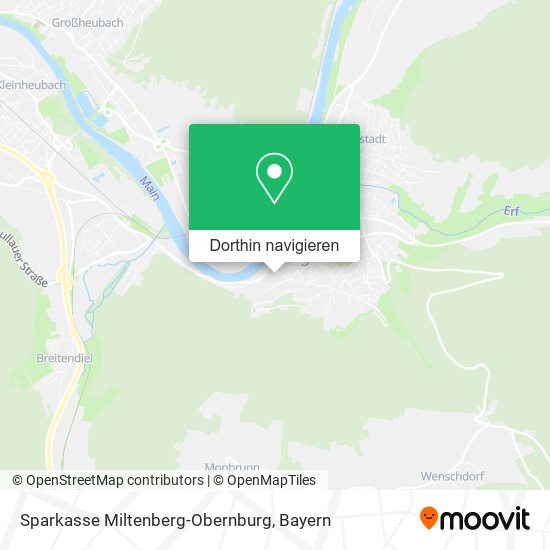 Sparkasse Miltenberg-Obernburg Karte