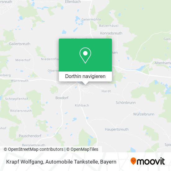 Krapf Wolfgang, Automobile Tankstelle Karte
