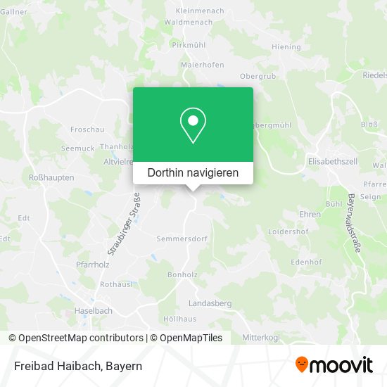 Freibad Haibach Karte