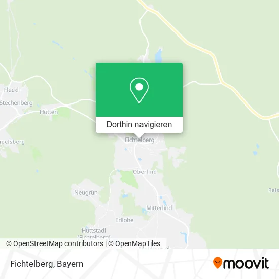 Fichtelberg Karte