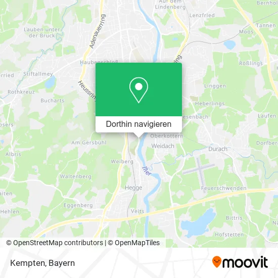 Kempten Karte