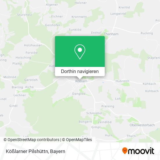 Kößlarner Pilshüttn Karte