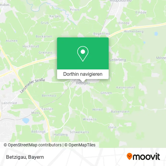 Betzigau Karte