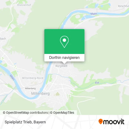 Spielplatz Trieb Karte