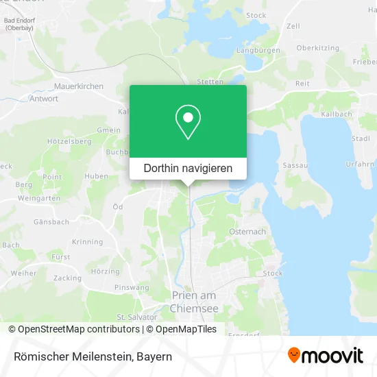 Römischer Meilenstein Karte