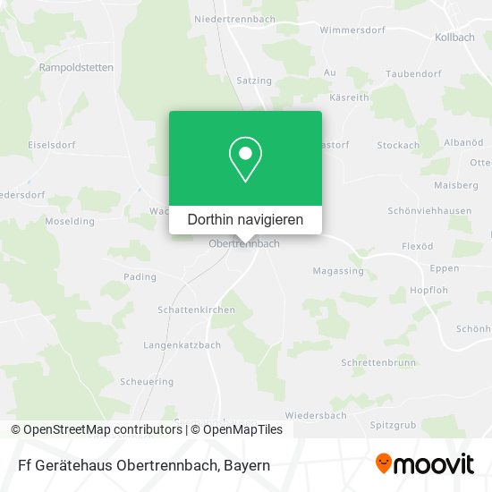 Ff Gerätehaus Obertrennbach Karte