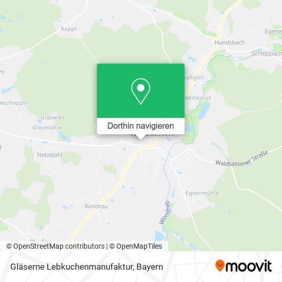 Gläserne Lebkuchenmanufaktur Karte