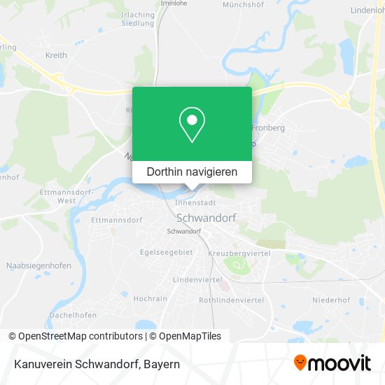 Kanuverein Schwandorf Karte