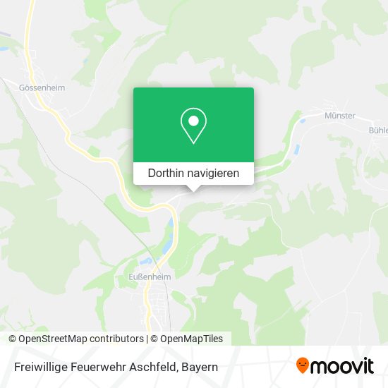 Freiwillige Feuerwehr Aschfeld Karte