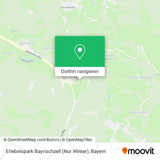 Erlebnispark Bayrischzell (Nur Winter) Karte