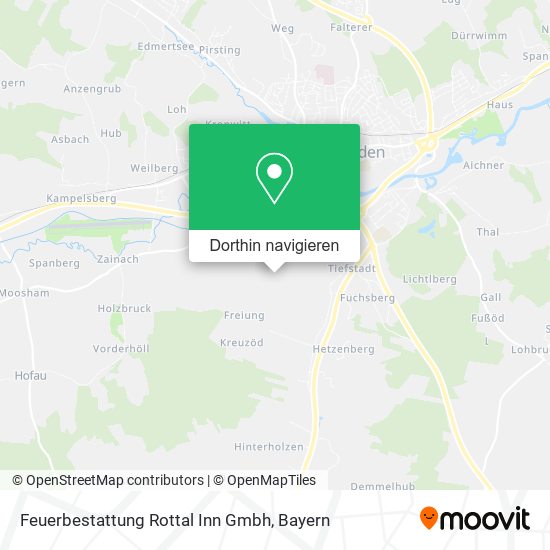 Feuerbestattung Rottal Inn Gmbh Karte