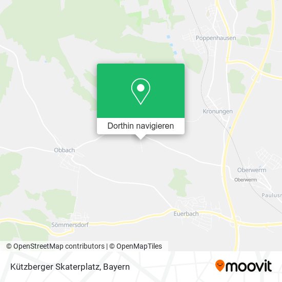 Kützberger Skaterplatz Karte