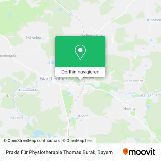 Praxis Für Physiotherapie Thomas Burak Karte