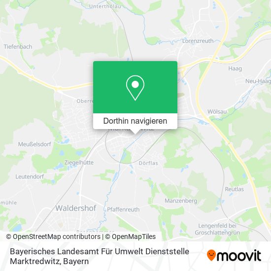 Bayerisches Landesamt Für Umwelt Dienststelle Marktredwitz Karte