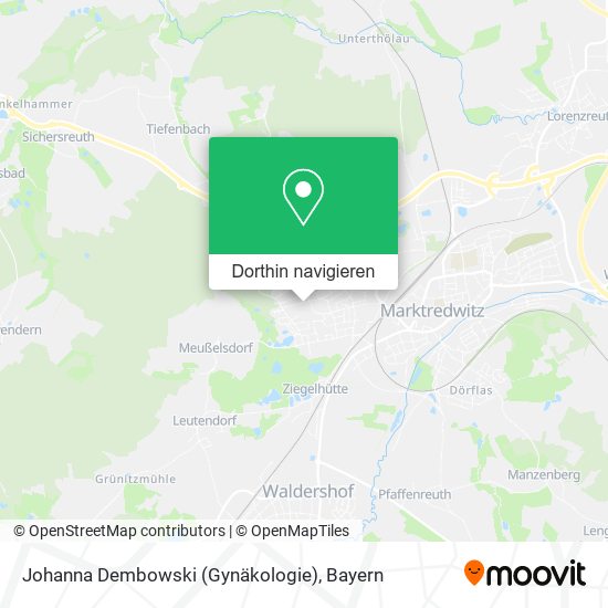 Johanna Dembowski (Gynäkologie) Karte