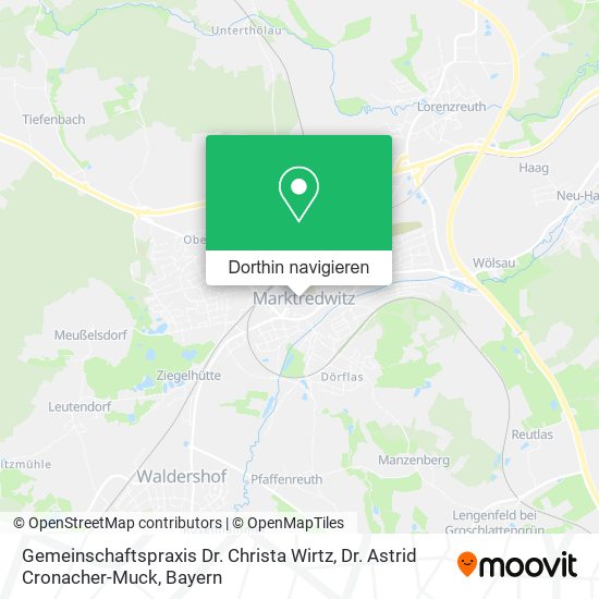 Gemeinschaftspraxis Dr. Christa Wirtz, Dr. Astrid Cronacher-Muck Karte