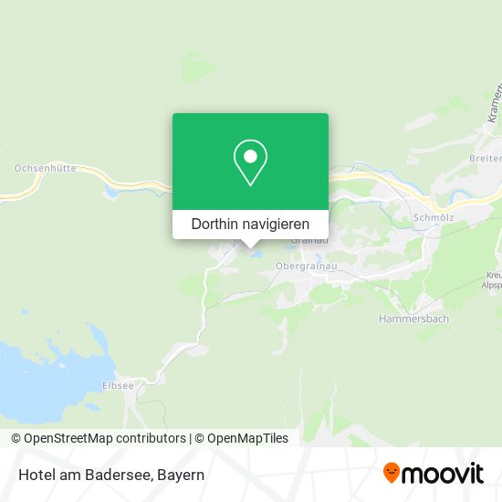 Hotel am Badersee Karte