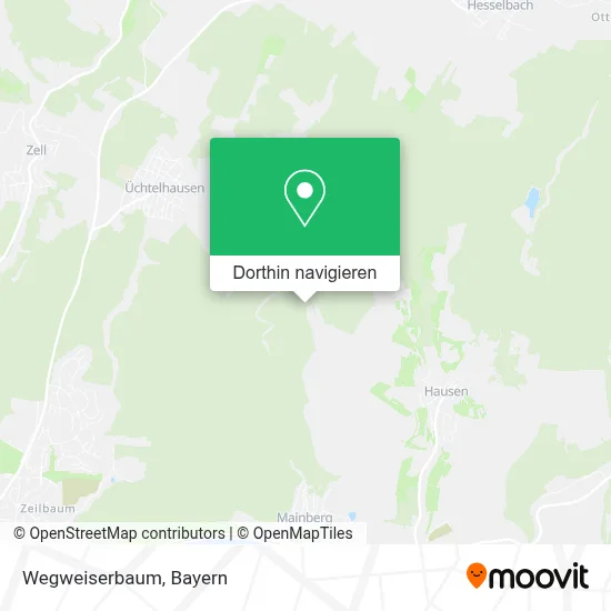 Wegweiserbaum Karte
