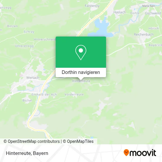 Hinterreute Karte