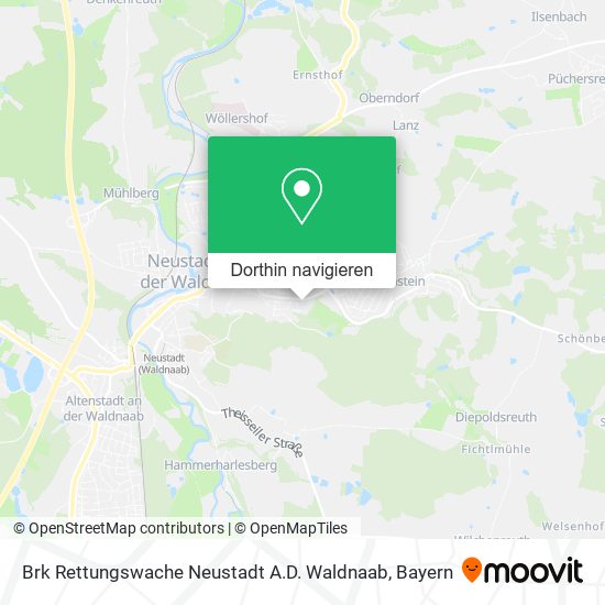 Brk Rettungswache Neustadt A.D. Waldnaab Karte