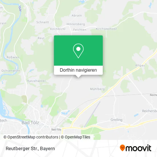 Reutberger Str. Karte