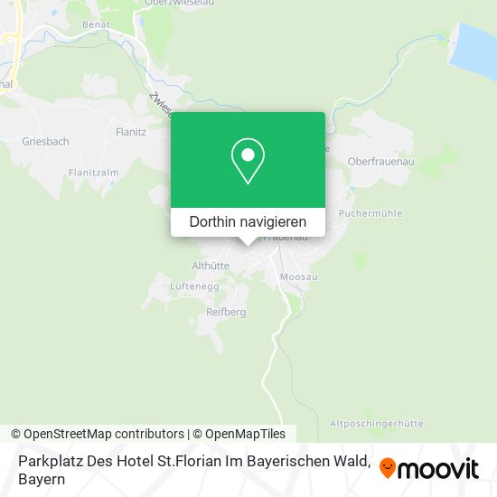 Parkplatz Des Hotel St.Florian Im Bayerischen Wald Karte