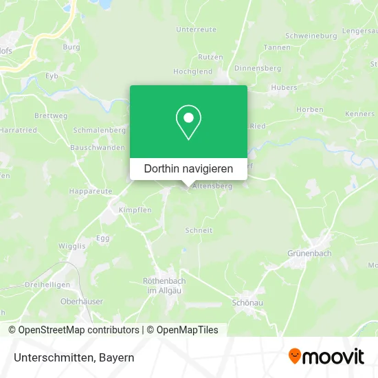 Unterschmitten Karte