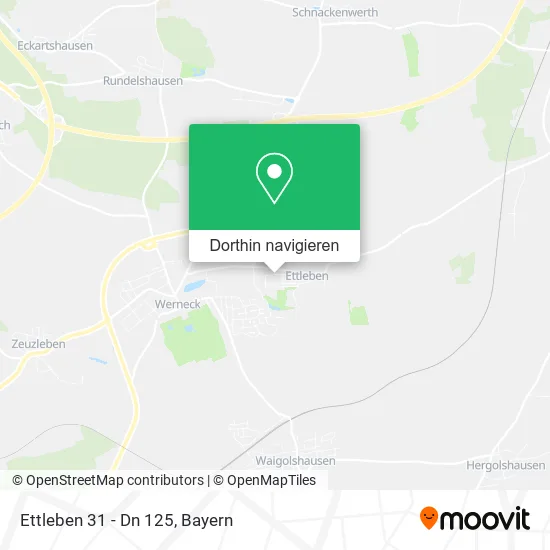 Ettleben 31 - Dn 125 Karte