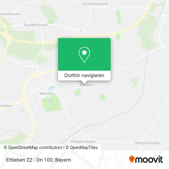 Ettleben 22 - Dn 100 Karte