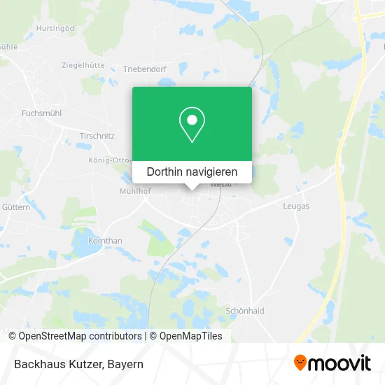Backhaus Kutzer Karte