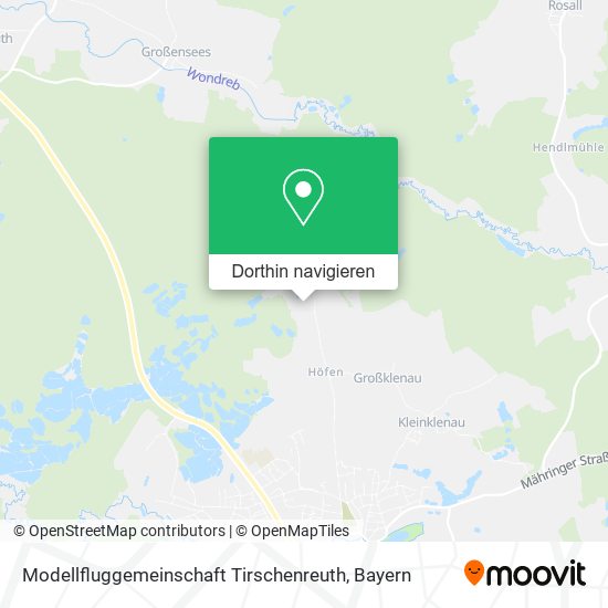 Modellfluggemeinschaft Tirschenreuth Karte