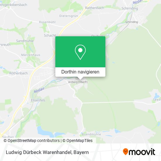 Ludwig Dürbeck Warenhandel Karte