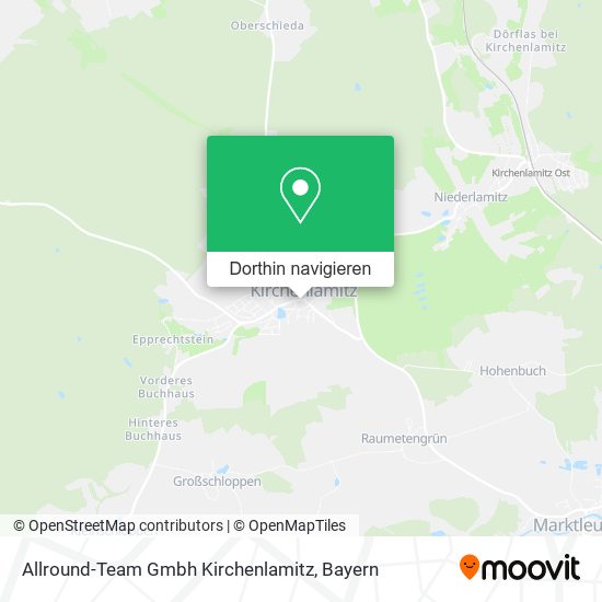 Allround-Team Gmbh Kirchenlamitz Karte