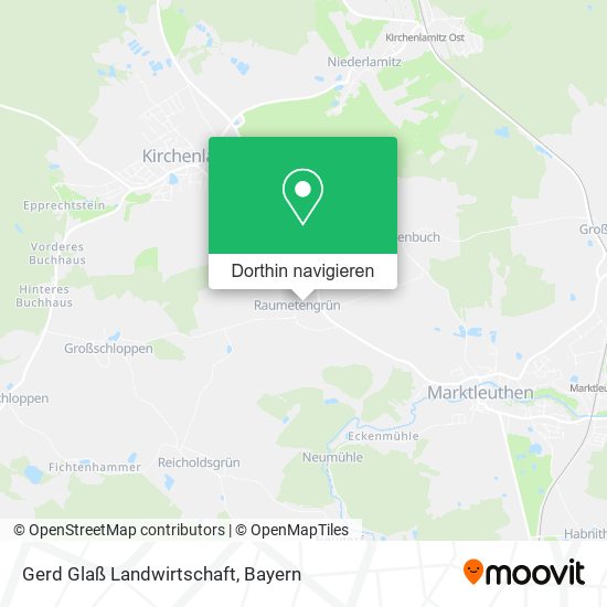 Gerd Glaß Landwirtschaft Karte