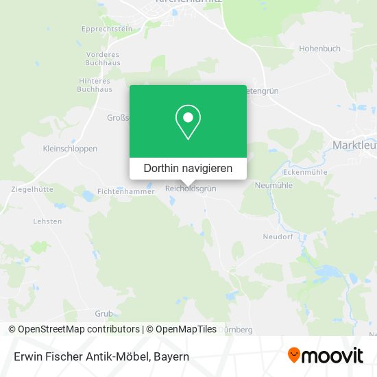 Erwin Fischer Antik-Möbel Karte