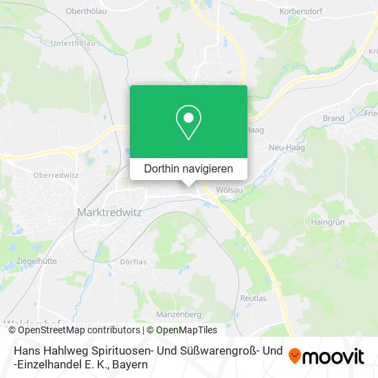 Hans Hahlweg Spirituosen- Und Süßwarengroß- Und -Einzelhandel E. K. Karte