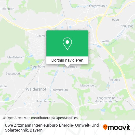 Uwe Zitzmann Ingenieurbüro Energie- Umwelt- Und Solartechnik Karte